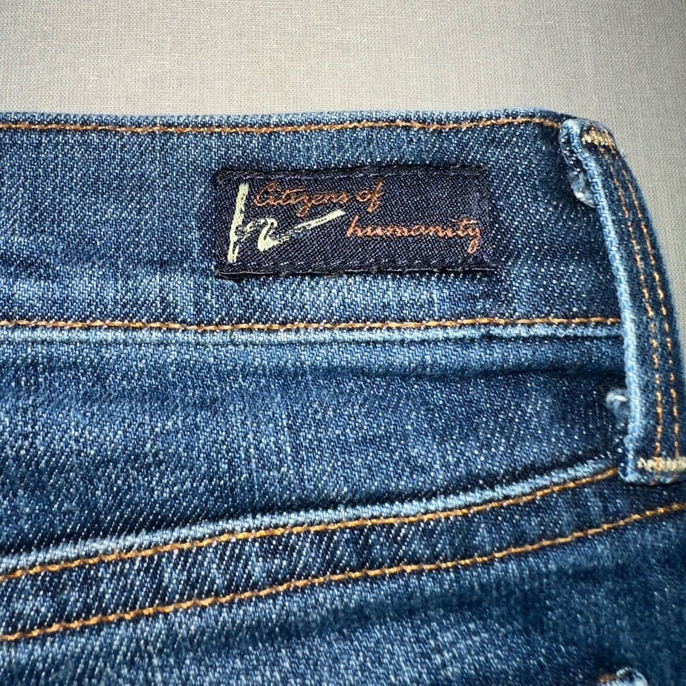 Citizens By Humanity Wide Leg Cropped Capri Size 24 - Picture 6 of 8